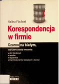Korespondencja w firmie czarno na białym