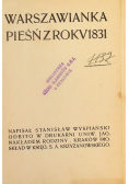 Warszawianka pieśń z roku 1831 1901 r.