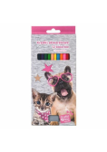 Kredki akwarelowe Studio Pets 12 sztuk + temperówka
