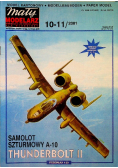 Mały modelarz nr 10 11 / 01 Samolot szturmowy A 10 Thunderbolt II