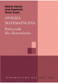 Analiza matematyczna Podręcznik dla ekonomistów