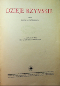Dzieje rzymskie 1934 r.
