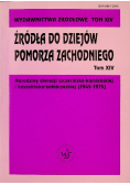 Źródła Do Dziejów Pomorza Zachodniego Tom XiV