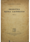 Gramatyka języka łacińskiego Część 2 1924 r.