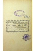 Sanctissimi domini nostri Leonis Papae XIII 1894 r.