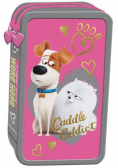 Piórnik podwójny z wyposażeniem THE SECRET LIFE OF PETS