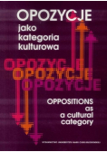 Opozycje jako kategoria kulturowa