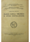 Władza Karola Wielkiego w opinii współczesnej 1938 r.