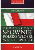 Tematyczny słownik polsko-włoski, włosko-polski + Rozmówki CD
