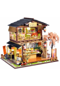 Składany Drewniany Model LED Sushi House