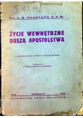 Życie wewnętrzne duszą apostolstwa 1928 r.