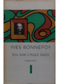Ten sam ciągle głos wiersze