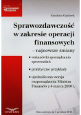 Sprawozdawczość w zakresie operacji finansowych