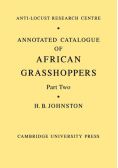 Annotated Catalogue of African Grasshoppers