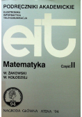 Podręczniki Akademickie Matematyka Część 2