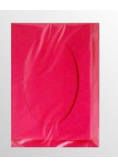 Karta passepartout + koperta pink 5szt