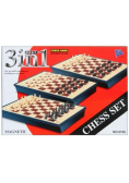 Szachy magnetyczne 3w1