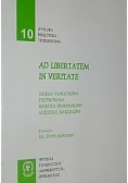 An libertatem in veritate