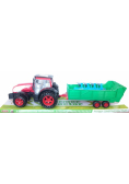 Traktor z przyczepką 82cm