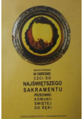 W obronie czci do Najświętszego Sakramentu