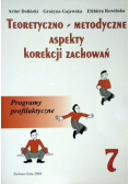 Teoretyczno - metodyczne aspekty korekcji zachowań