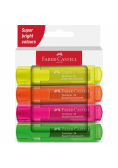 Zakreślacz neonowy 4 kolory FABER CASTELL