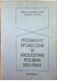 Przemiany społeczne w Królestwie Polskim 1815  1864