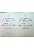 Adnotacje Apostolskie Ojca Świętego Jana Pawła II Tom I 1979-1995 i Tom II 1996-2003