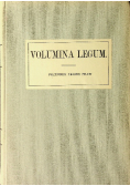 Volumina legum Tom I Reprint z 1859 r.