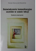 Doświadczenia komunikacyjne uczniów w czasie lekcji