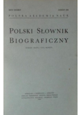 Polski słownik biograficzny Tom XXXIII Zeszyt 138