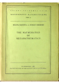 The mathematics of matemathematics