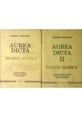Auera Dicta Złote Słowa Tom I  i II