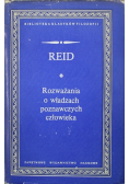 Rozważania o władzach poznawczych człowieka