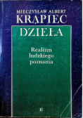 Dzieła Realizm ludzkiego poznania Tom II