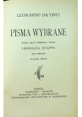 Da Vinci Pisma wybrane Tom I i II 1930 r.