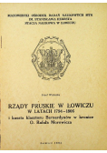 Rządy Pruskie w Łowiczu w latach 1794 1806