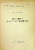 Biblioteka Macieja z Miechowa