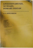 Kwestionariusze wywiady pomiary postaw