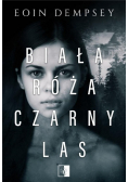 Biała róża czarny las