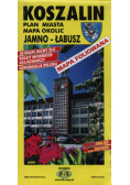 Koszalin plan miasta mapa okolic Jamno-Łabusz