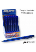 Żelopis Semi Gel niebieski (24szt)