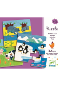 Puzzle drewniane Zwierzątka