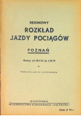 Rejonowy rozkład jazdy pociągów