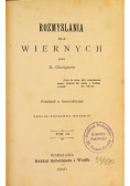 Rozmyślania dla wiernych Tom III 1895 r.