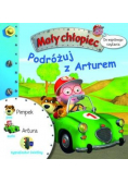 Mały chłopiec Podróżuj z Arturem