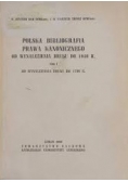 Polska bibliografia prawa kanonicznego od wynalezienia druku do 1940 r. Tom I