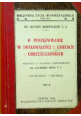 O postępowaniu w doskonałości Tom III 1929 r.