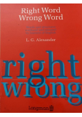 Right wrord wrong word