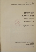 Słownik techniczny polsko-rumuński i rumuńsko-polski